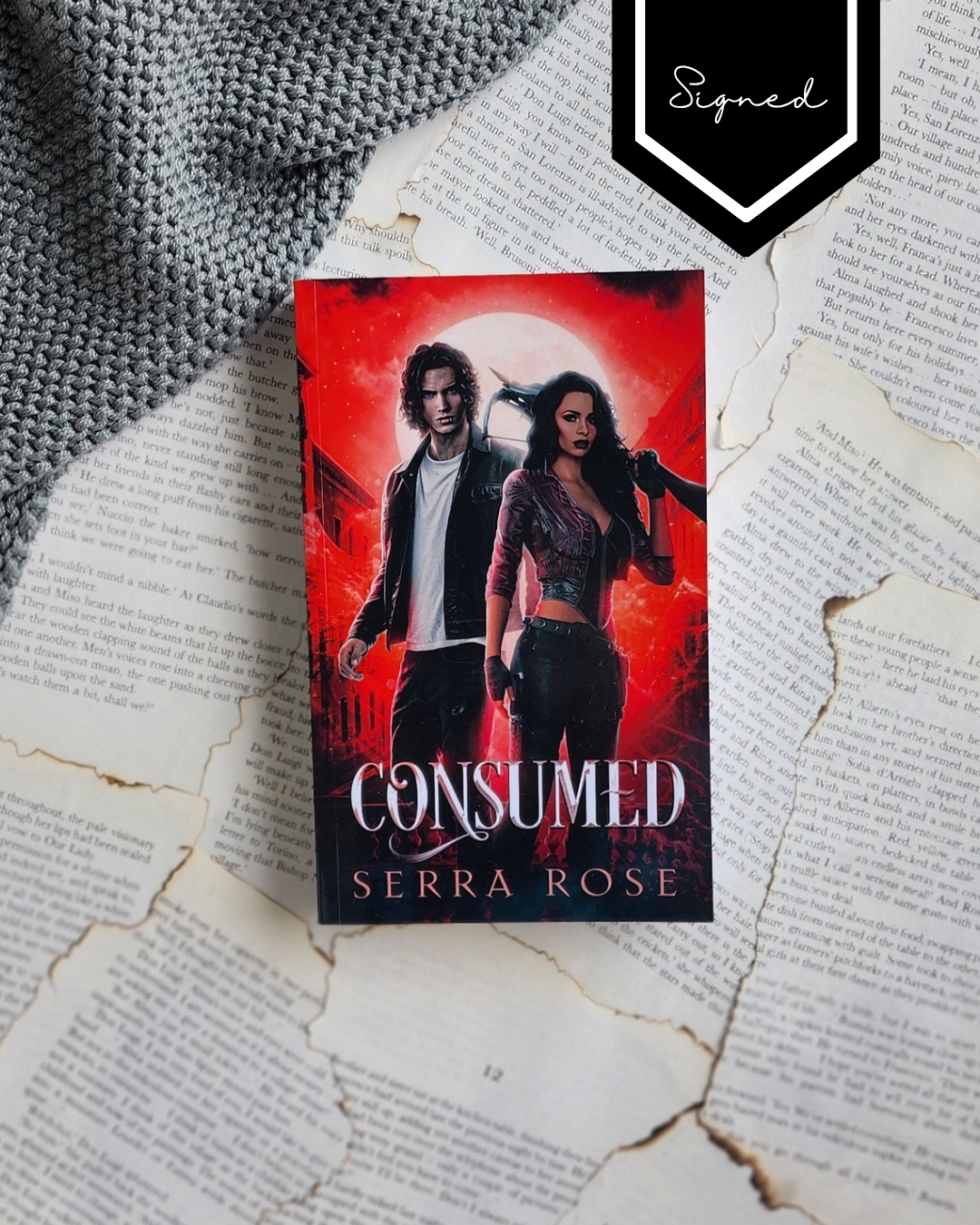 Consumed - Serra Rose (PAPERBACK) - Signed