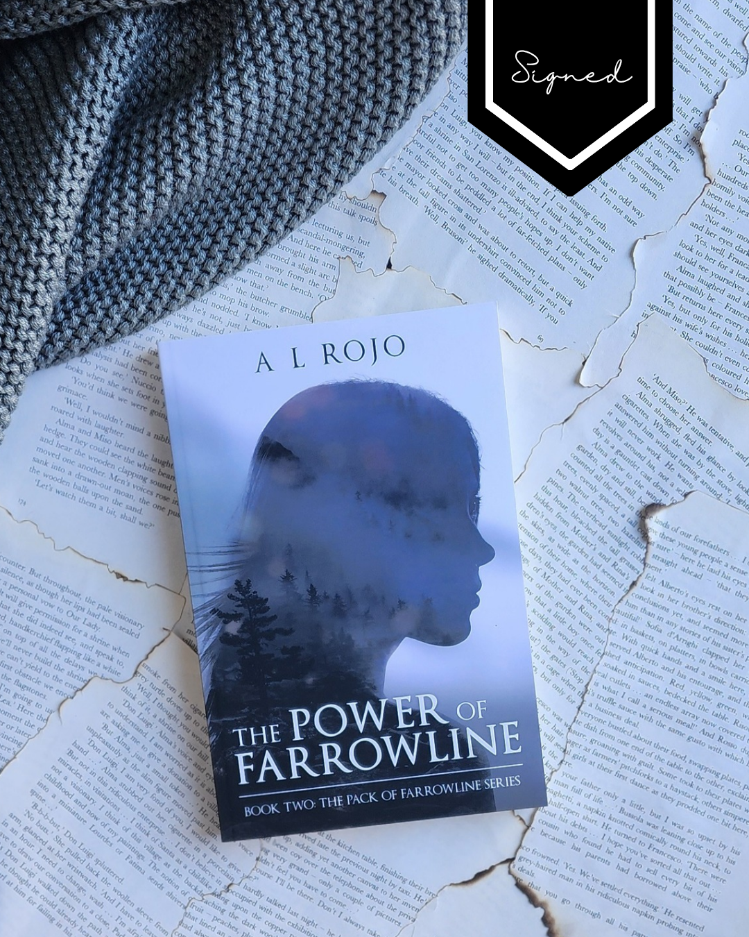 The Power of Farrowline - A L Rojo (PAPERBACK) - Signed
