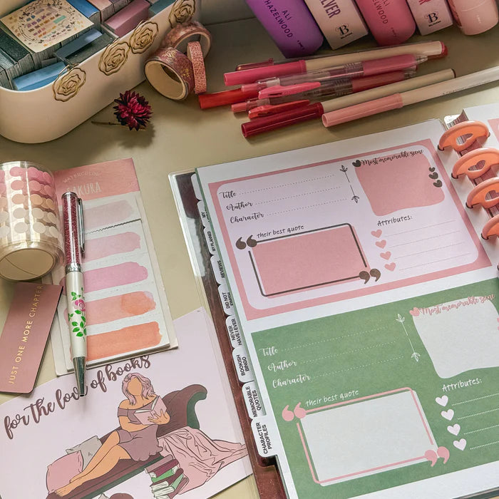 Romance Reading Journal - Charlie & Fox