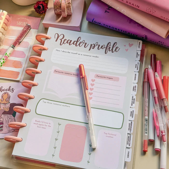 Romance Reading Journal - Charlie & Fox