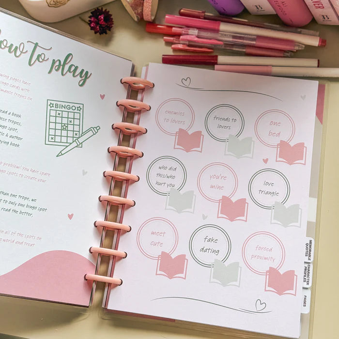 Romance Reading Journal - Charlie & Fox