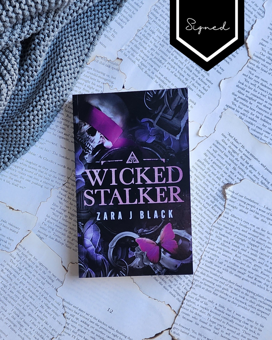 Wicked Stalker (Captives of the Onyx Brotherhood - Book1) )- Zara J Black (PAPERBACK)- Signed