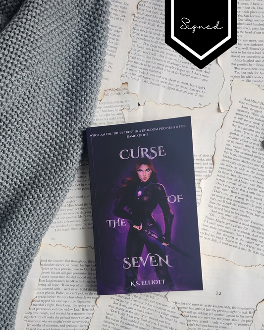 Curse of the seven - K.S.Elliott (PAPER BACK) - signed