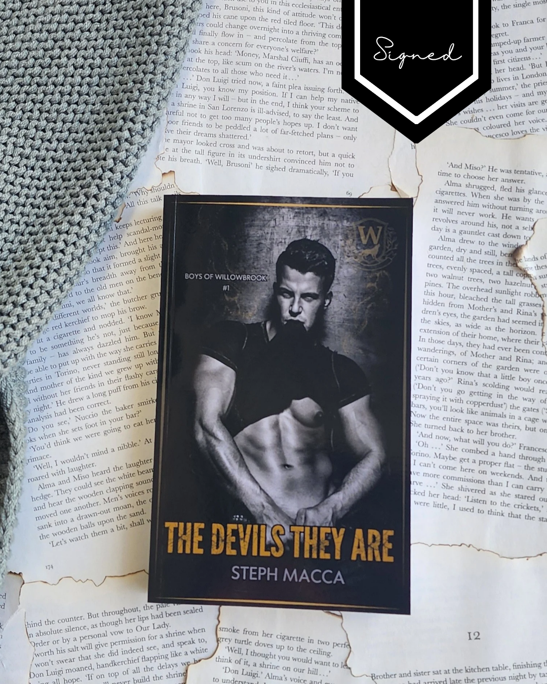 The Devils They Are: Boys of Willbrook (book 1) - Steph Macca (PAPERBACK) - Signed