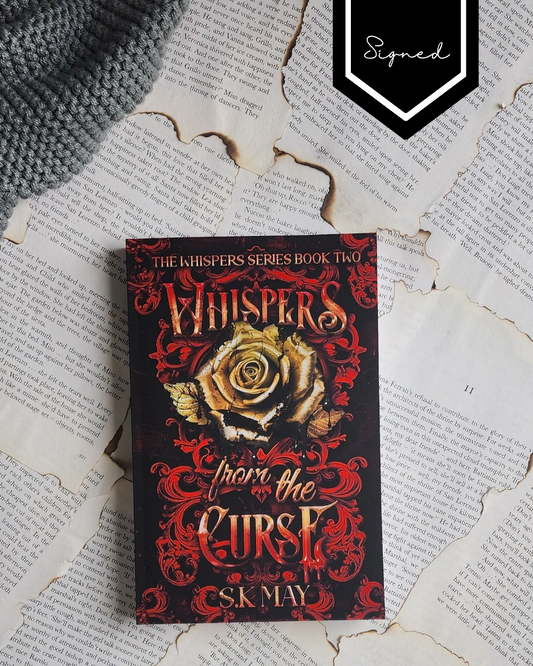 Whispers from the curse  - S.K May (PAPER BACK) - Signed