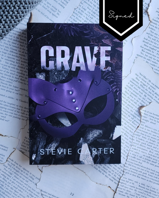 Crave (Stitch Up #1) - Stevie Carter (PAPERBACK) - Signed